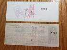 2 1800 s   First National Bank Checks  New York