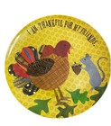 Pottery Barn 9    Plates Thanksgiving Owl  Turkey  Mice  Bird Melamine Set Of 4
