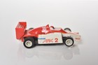 Aurora Afx Tomy Turbo Red white Monroe  2 Formula 1 Indy Ho Slot Car