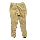 Tuffrider Starter Breeches Girls Tan Low Rise Pull On Jods Stretch Pants Size 10