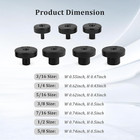 7pcs Double Flare Tool Adapters Set brake Line Flaring Tool To Connect 3 16   1 