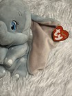 Disney Ty Sparkle Beanie Baby 7  Dumbo The Elephant Plush Bean Bag Toy