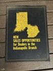 Vintage 4 Legged John Deere Dealers Sales Folder - Nos Indianapolis Advertising
