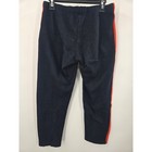Fox Racing Womens Jogger Sweatpants Black Orange Side Stripe Fleece Pants Small