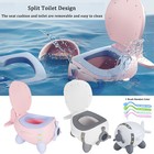 Infant Toddler Kids Potty Training Seat Toilet Chair Bathroom Trainer For Home