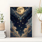 Moon Sky Cloud Diamond Art Kits For Adults  5d Diamond Painting Kits For Adults 