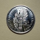 One Tenth Oz Silver Round  mercury  999 Silver Coin - Classic Mercury Dime Apme
