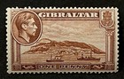 Travelstamps  Gibraltar Stamps Sg 122 - 13 Perf 1p Kgvi Mint Mnh Og
