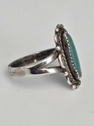 Vtg Bell Trading Post Fred Harvey Era Sterling Silver   Turquoise Ring Sz 7 3 4