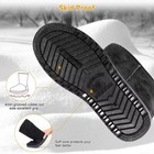 Women s Fashion Shoes Faux Fur Suede Mid-calf Boots Lady Winter Warm Snow Boots