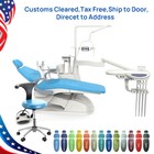 Dental Unit Chair Computer Controlled Dc Motor  delivery Suction Unit Compressor