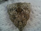 Vintage Rhinestone  Shoe Clips Some Missing Stones
