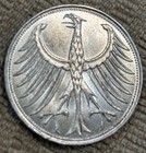 Germany 5 Mark 1951 J - Nicely Toned Bu - Silver