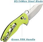 Albatross Edc Axis Lock Folding Pocket Knife Stainless Steel Blade Frn Handle