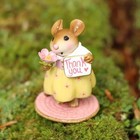 Wee Forest Folk Miniature Figurine M-693i - Thank You 