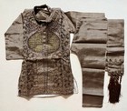 Boys Sz3 India Pakistan 2-3 Yr Kurta Pajama Sherwani Dupatta Bollywood 4pc Salmo