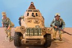 King   Country Ak024 Sdkfz 222 Armored Car Ww2 German Complete Set Retired