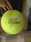 Oversized Wilson Us Open Signed Tennis Ball From The 100th Anniversary Us Open