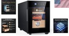 Luxury Cigar Humidor With 360   Air Circulation   Dual Temperature Functionality