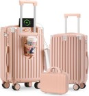 Luggage Set 3 Piece Suitcase Set  14  20  24  Lightweight Luggages Set Cabin Bag