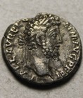 Rare Original Ancient Roman Silver Coin Denarius Commodus 180ad Annona Modius