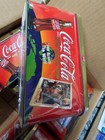 2 Lot 1996 Coca-cola Tin Coke Around The World 10 Embossed Metal Collector Cards