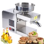 Oil Press Machine Automatic Oil Extractor Hot Cold Oil  Presser Stainless Steel