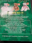 Ty Teenie Beanie Babies Erin The Bear Green Shamrock Mcdonald s 1999    W  Error