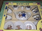 Vintage Madeline Porcelain 13 Piece Tea Set Doll House Tea Cups 1997 Schylling