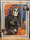 Dead   Company Fall 2017 Tour Poster  Numbered Grateful Dead Skelton Wolf Concer