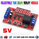 Dc 5v 10a Adjustable Time Delay Relay Module Led Digital Timer Switch   Case
