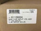 Burnham 61129004 7  Rear Flue Outlet Assembly V-9a Series Boiler