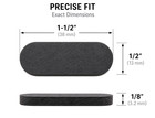 Peel   Stick Silicone Rubber Feet For Sega Genesis 2     1 2 X 1-1 2 X 1 8  4 Pack