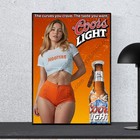 Coors Light Beer Poster Sydney Sweeney 16x24 Dream Girl  Mancave Bar Decor