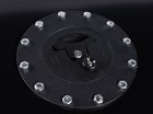 15 Gallon Fuel Cell Aluminum Fuel Tank Universal With Level Sender Black