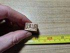 Vintage Letterpress Printing Block Allied Fence Advertising Logo