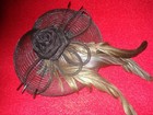 Feather Fascinator Hair Clip Headwear Wedding Formal Cocktail Party Or Anytime