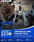 Orion Motor Tech Universal Hub Puller 7 6 In  Maximum Bolt Circle  Sliver 