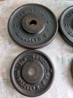 Vintage Dan Lurie Brooklyn Ny Standard Weight Plate  2  10 Lb    2  5 Lb Plates