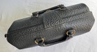 Vintage Lilly Black Pebbled Leather Doctor Medical Travel Bag Read 