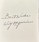 Signed 1950s Wilf Mcguiness Manchester United Football Autograph Busby Babe