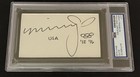 Missy Franklin Psa dna Signed Cut Signature 3x5 Autographed Slabbed Gold Medal
