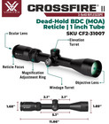 Vortex Crossfire Ii 3-9x40 Scope Dead-hold Bdc Moa Reticle Cf2-31007