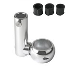 Boat Flag Pole Bracket Kits Rail Mount Without Drilling 360 Degree Adjustable