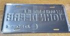 John Deere My Other Ride Is A John Deere Licensed Metal License Plate Sign
