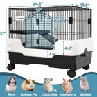 Homey Pet Rat Cage  Small Animal Cage For Ferret  Chinchilla  Guinea Pig