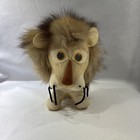 Vintage Antique Mohair Peck And Peck Plush Toy Lion Italy Stuffed Animal Plush