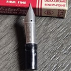 Esterbrook Fountain Pen Nib 2556 Firm Fine Solid Duracrome Renew-point Nos