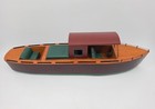 Vintage Mid Century Wooden Pond Boat 24  Cabin Cruiser Nautical Mcm Model