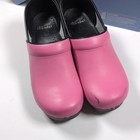 Dansko Professional Clogs Shoes Womens Size 40 Pink Leather Comfort Work Nurse